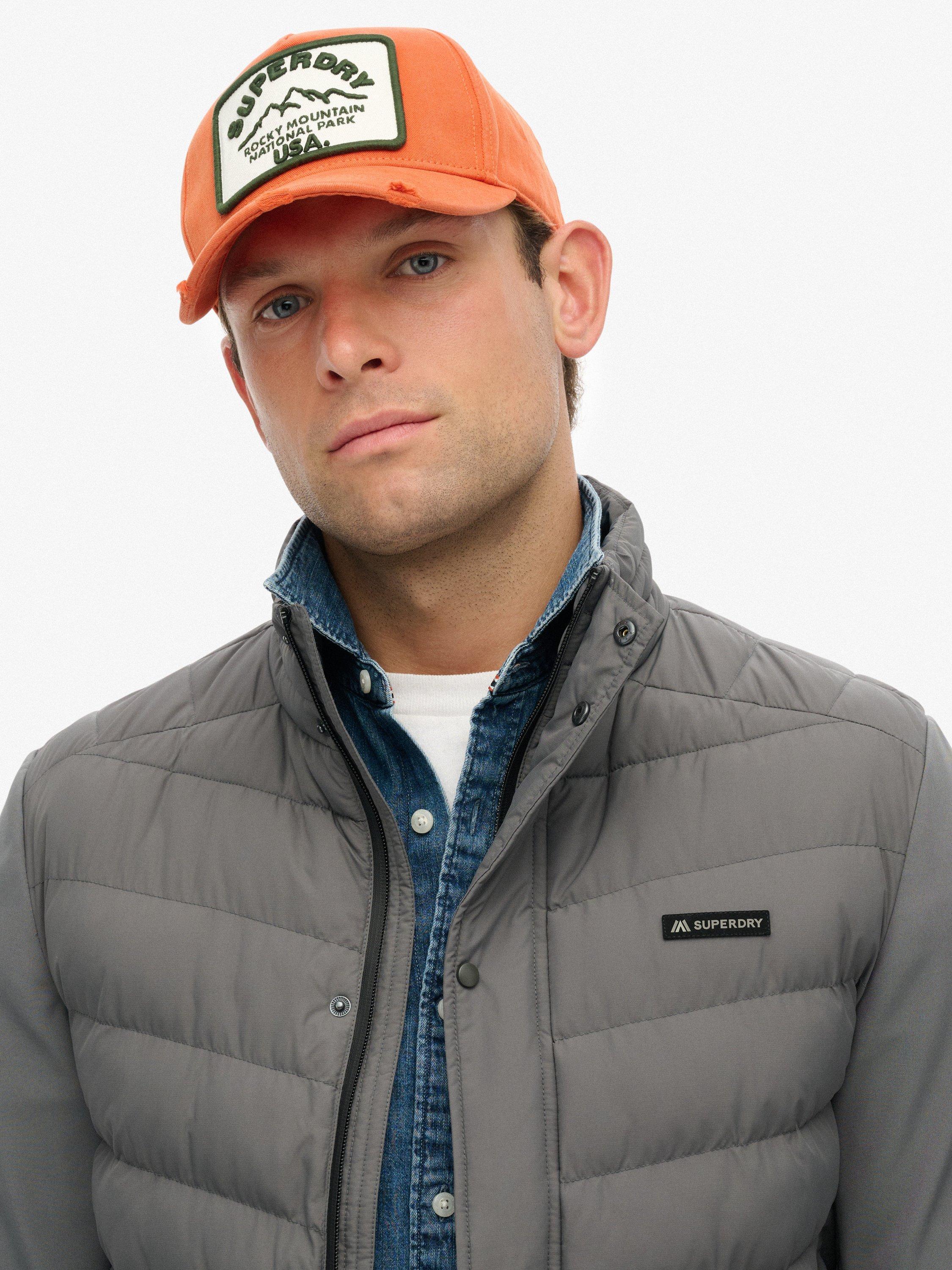 Product image 2 of 4, which shows Superdry Graphic Trucker Baseball Cap, Denim Co Rust Orange, One Size