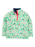 Frugi Kids' Snuggle Cotton Fleece Floral Jumper, Multi