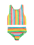 Frugi Kids' Tegan Reversible Tankini, Multi