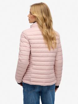 Superdry Fuji Lite Padded Jacket, Dusty Pink - view 2, Dusty Pink