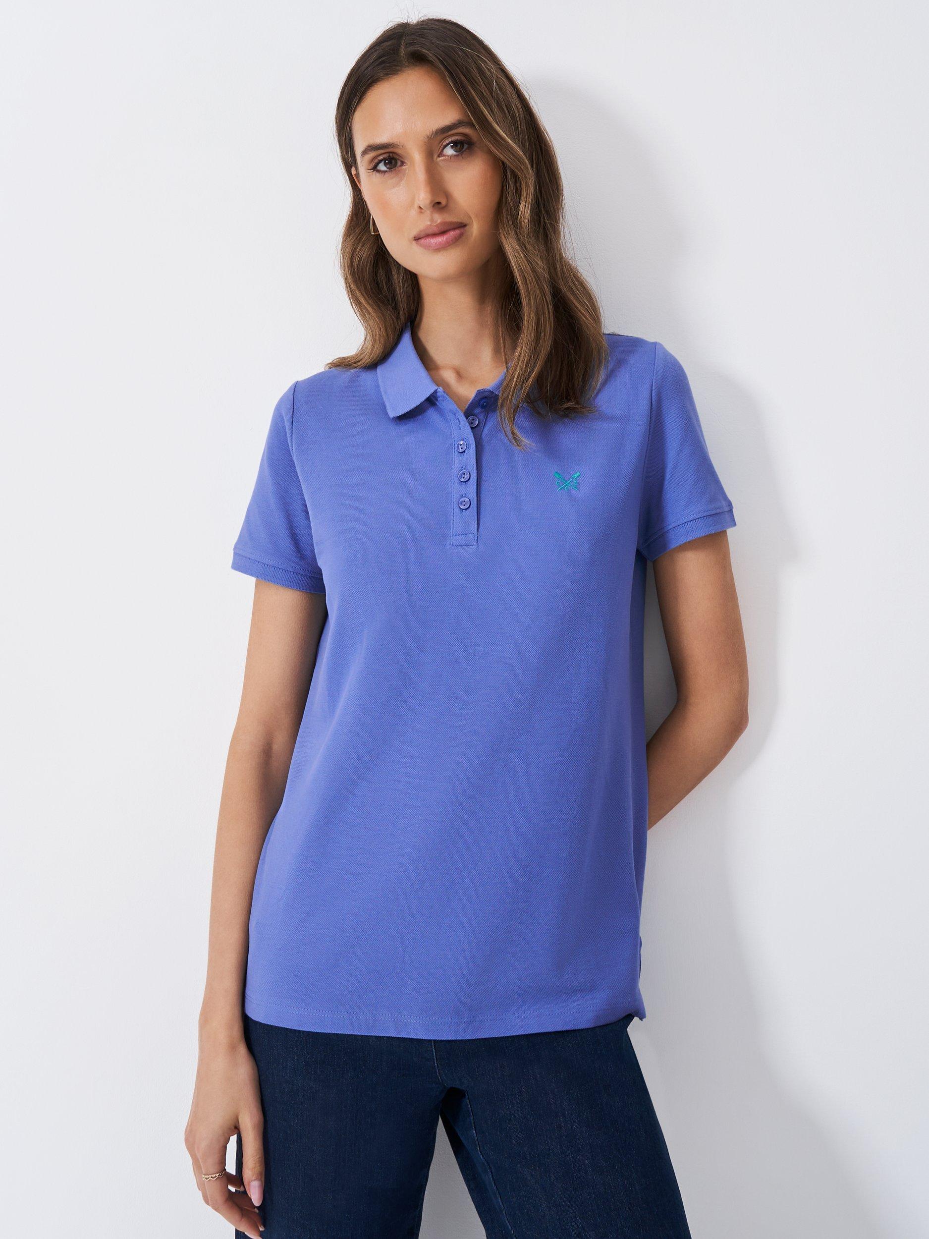Product image 2 of 6, which shows Crew Clothing Classic Polo Shirt, Sky Blue, 8
