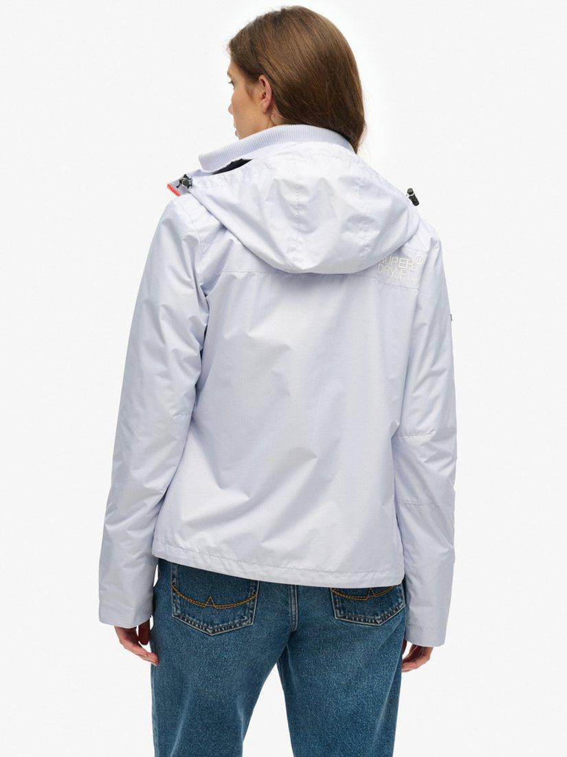 Product image 2 of 6, which shows Superdry Hooded Mountain Windbreaker Jacket, Iced Purple Marl, 8