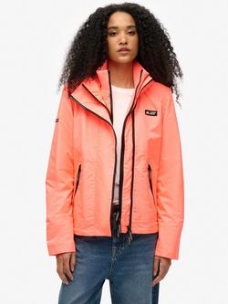 Superdry Mountain Windbreaker Jacket, Pastelline Coral