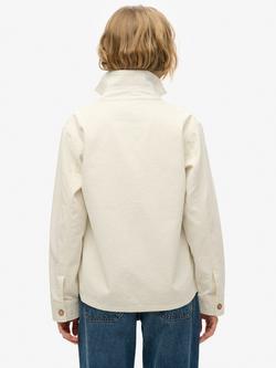 Superdry Chore Utility Jacket, Off White - view 2, Off White