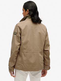 Superdry M65 Military Jacket, Dark Sage Green - view 2, Dark Sage Green