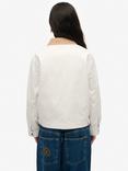 Superdry Cord Collar Ranch Jacket, Off White