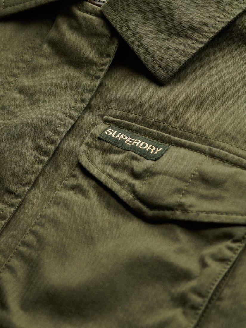 Product image 5 of 5, which shows Superdry M65 Glitter Tab Military Jacket, Green, 8