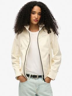 Superdry Hooded Classic Trekker Jacket, Off White