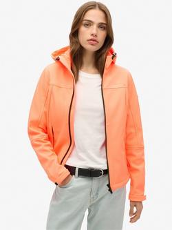 Superdry Hooded Classic Trekker Jacket, Pastelline Coral