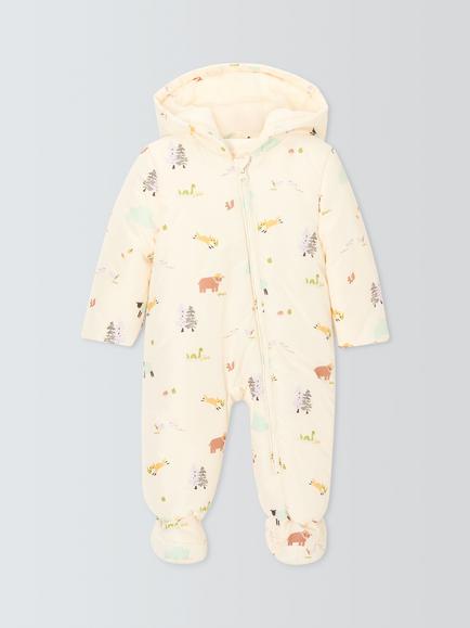 John Lewis Baby Animal Snowsuit, Multi, Multi