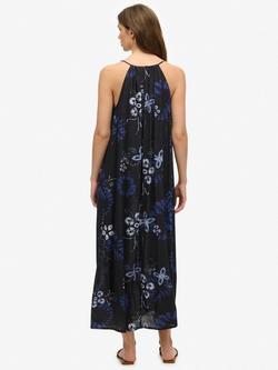Superdry Beach Cami Maxi Dress, Navy - view 2, Navy