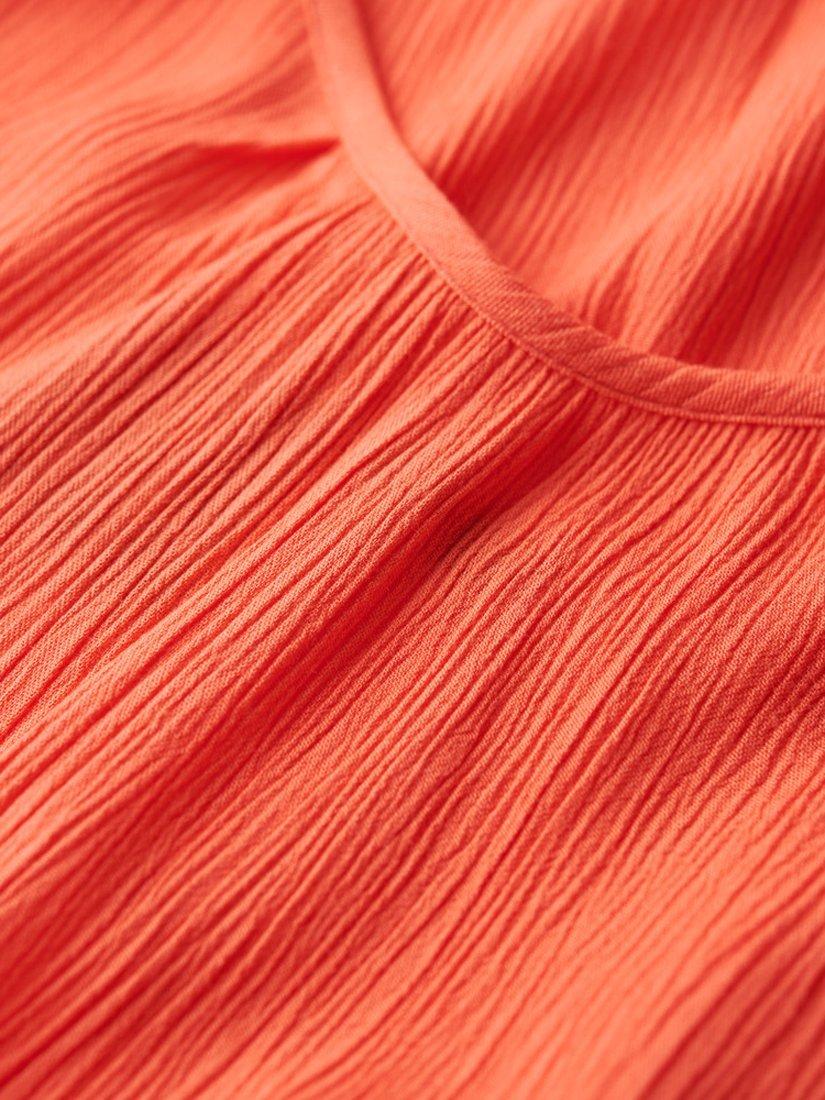 Product image 5 of 5, which shows Superdry Strappy Cami Maxi Dress, Coral, 8