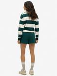 Superdry Athletic Essentials Graphic Shorts, Dark Pine Green