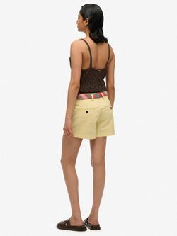 Superdry Classic Chino Shorts - view 2, Vanilla Yellow