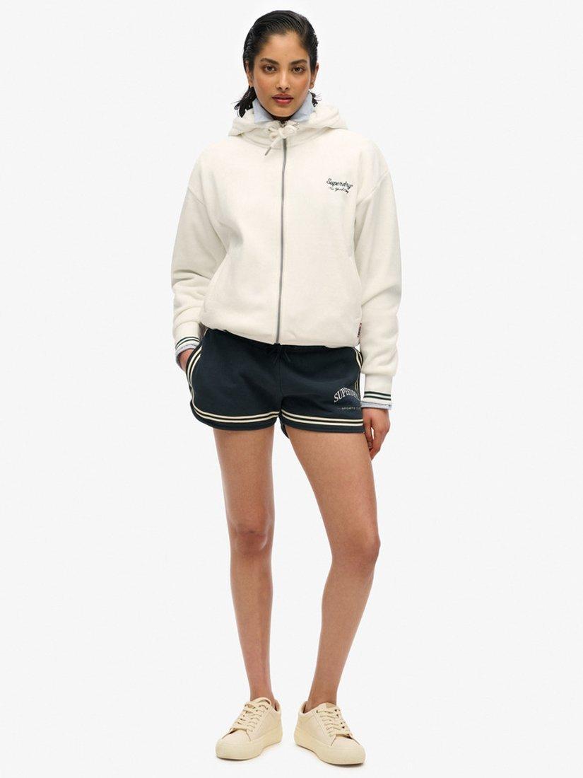 Product image 1 of 6, which shows Superdry Country Club Racer Shorts, Blueberry Navy, 8