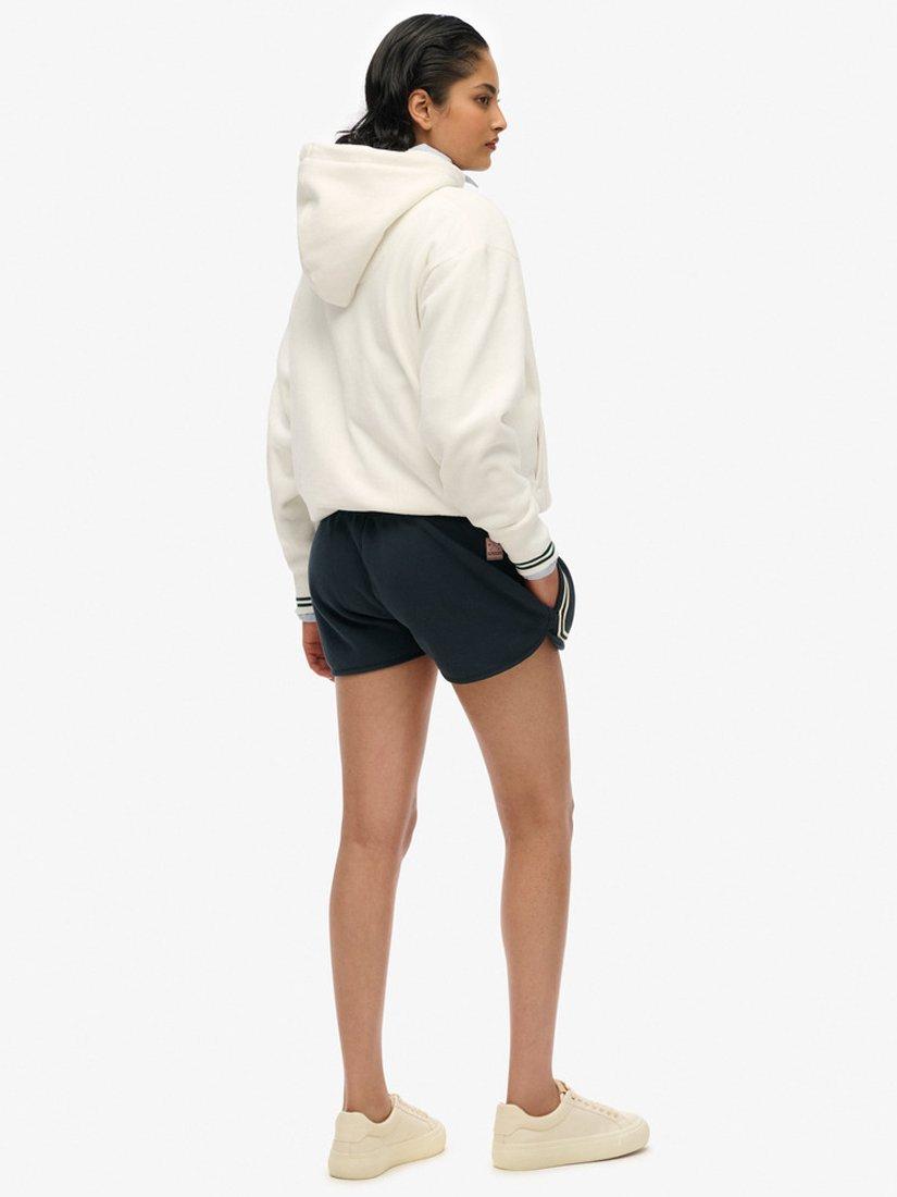 Product image 2 of 6, which shows Superdry Country Club Racer Shorts, Blueberry Navy, 8