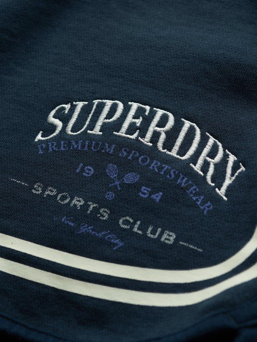 Product image 6 of 6, which shows Superdry Country Club Racer Shorts, Blueberry Navy, 8