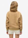 Superdry Country Club 1/2 Zip Fleece, Shaker Beige