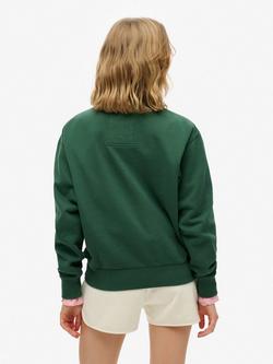 Superdry Country Club Sweatshirt - view 2, Deep Green