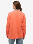 Superdry Studios Crew Sweatshirt, Fiery Coral