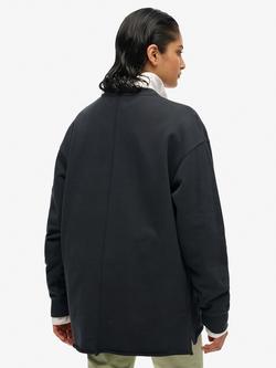 Superdry Studios Crew Sweatshirt, Washed Black - view 2, Washed Black