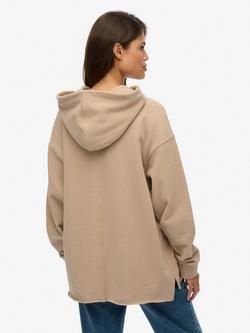 Superdry Studios Cotton Blend Hoodie, Light Taupe - view 2, Light Taupe