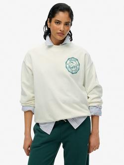 Superdry Lo-Fi Outdoor Sweatshirt, Cream, Cream