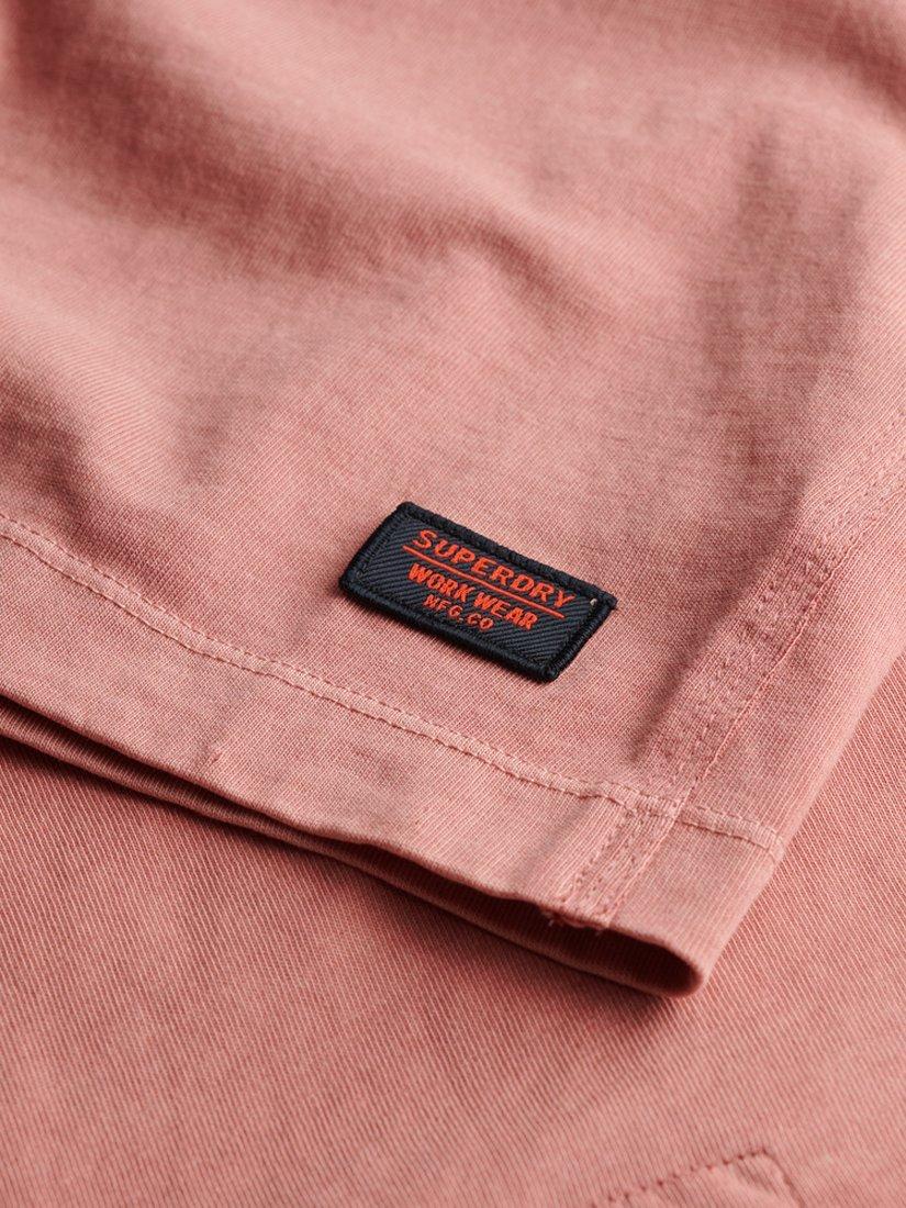 Product image 5 of 5, which shows Superdry Logo Boxy Fit T-Shirt, Ash Rose, 8