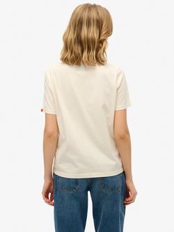Superdry Lo-Fi Outdoor Relaxed T-Shirt - view 2, Cream