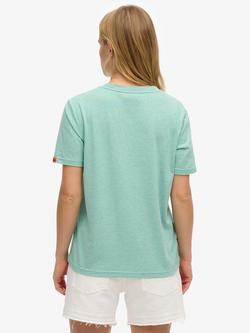 Superdry Outdoor Stripe Relaxed Fit T-Shirt - view 2, Sage Green Marl