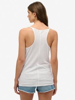 Superdry Studios Strappy Vest Top - view 2, Optic