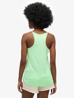 Superdry Studios Strappy Vest Top - view 2, Hemlock Green