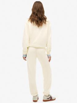 Superdry Athletic Essential Boyfriend Joggers - view 2, Desert Bone White