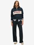Superdry Athletic Essentials Wide Leg Joggers, Eclipse Navy
