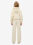 Superdry Essential Logo Wide Leg Joggers, Desert Bone White