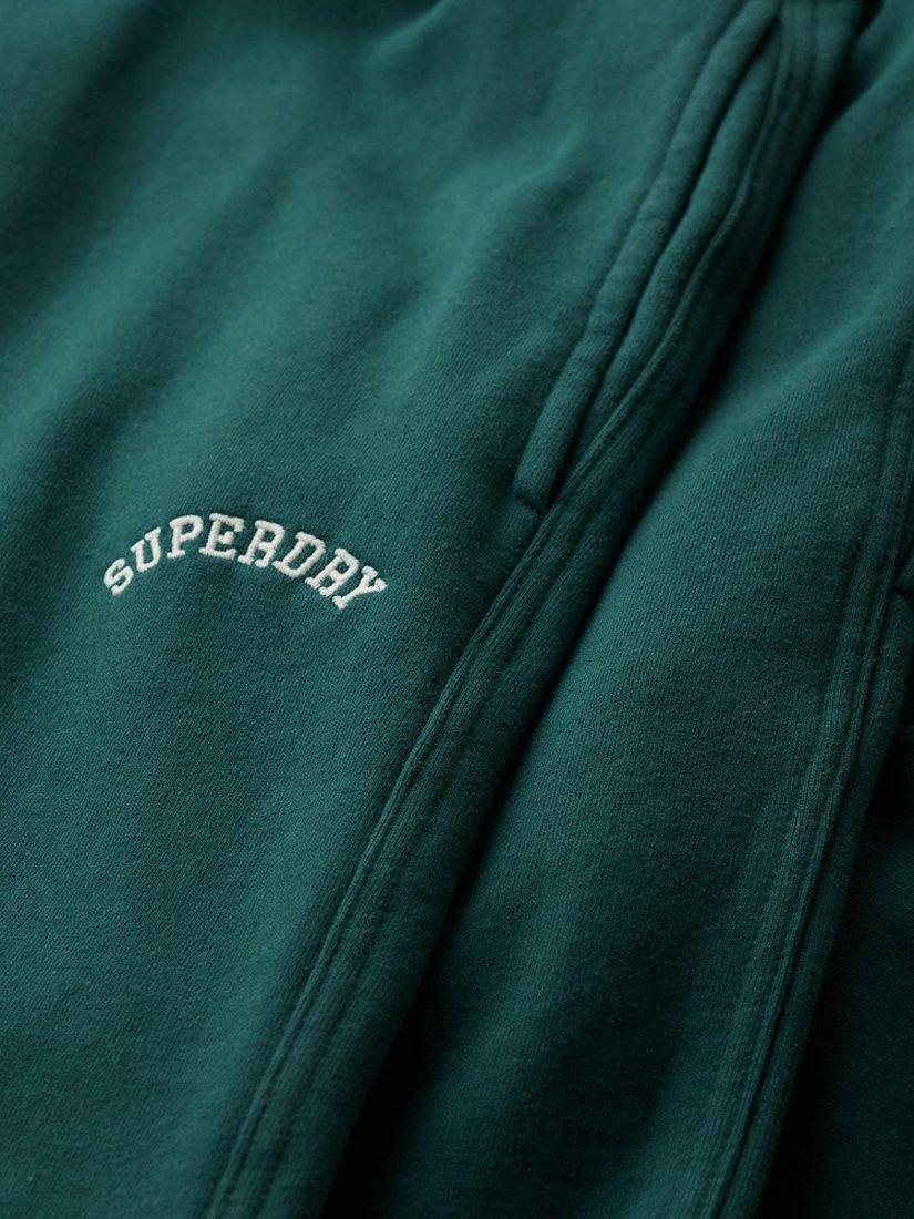 Product image 6 of 6, which shows Superdry Essential Logo Wide Leg Joggers, Dark Pine Green, 8