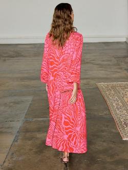 Never Fully Dressed Valentine Animal Print Dress, Red/Pink - view 2, Red/Pink