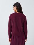 John Lewis Crew Neck Cashmere Jumper, Burgundy