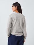 John Lewis Crew Neck Cashmere Jumper, Grey