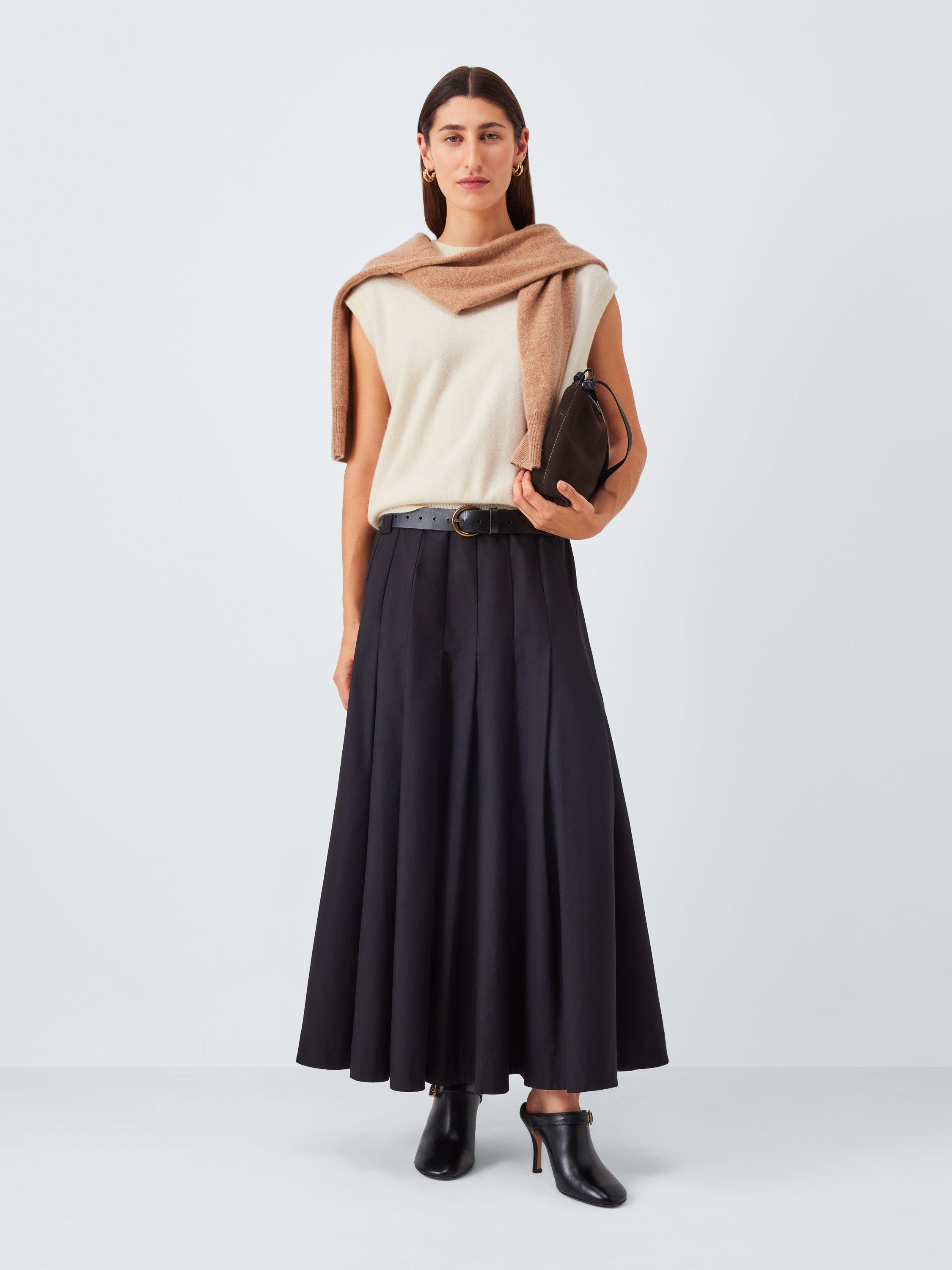 Product image 3 of 6, which shows John Lewis Cashmere Sleeveless Knit Vest, Ecru, XS