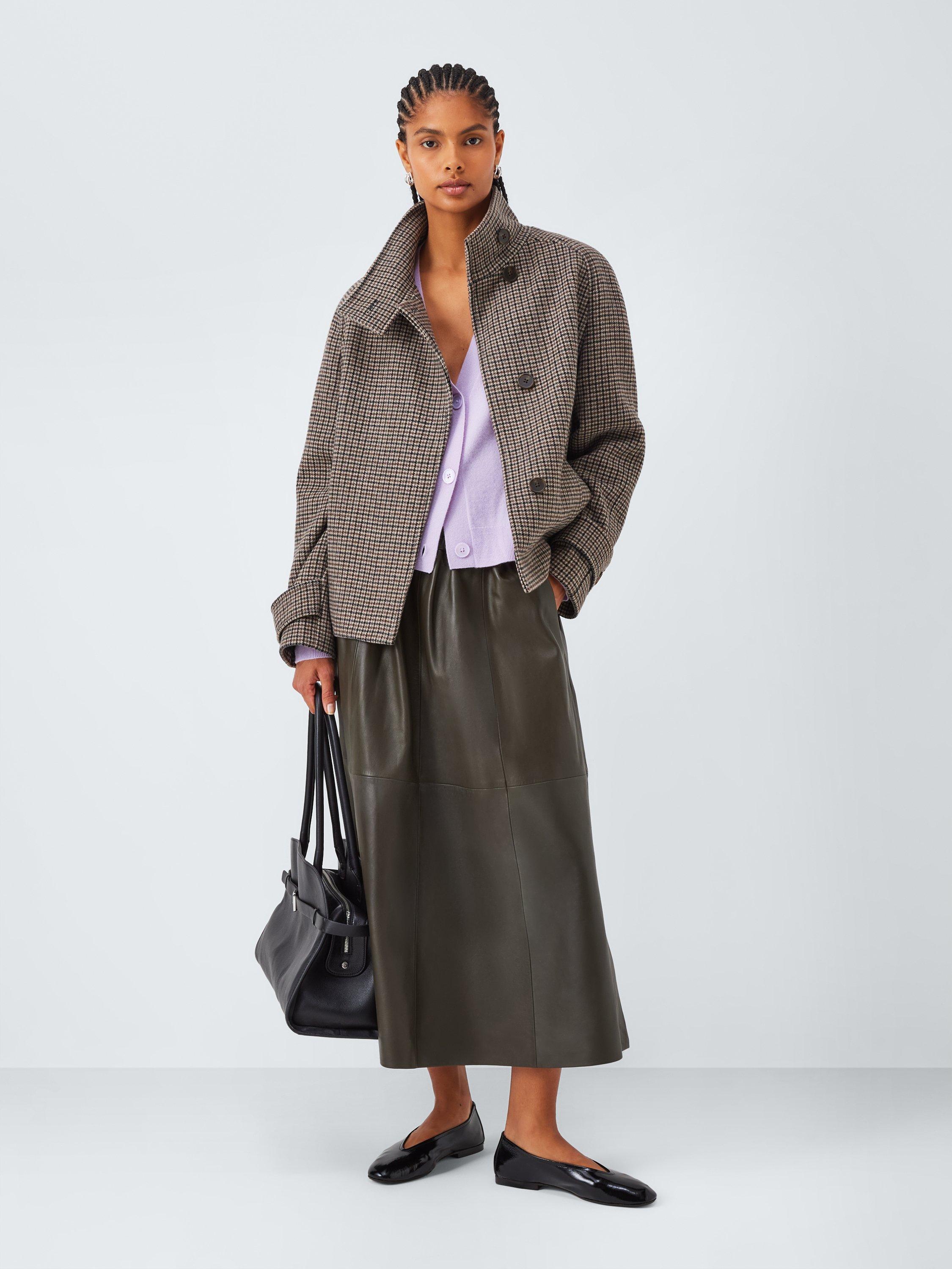 Product image 3 of 6, which shows John Lewis Cashmere V-Neck Cardigan, Lilac, 8