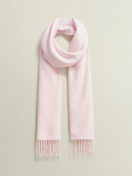 Hobbs Matilda Tassel Scarf, Pale Pink