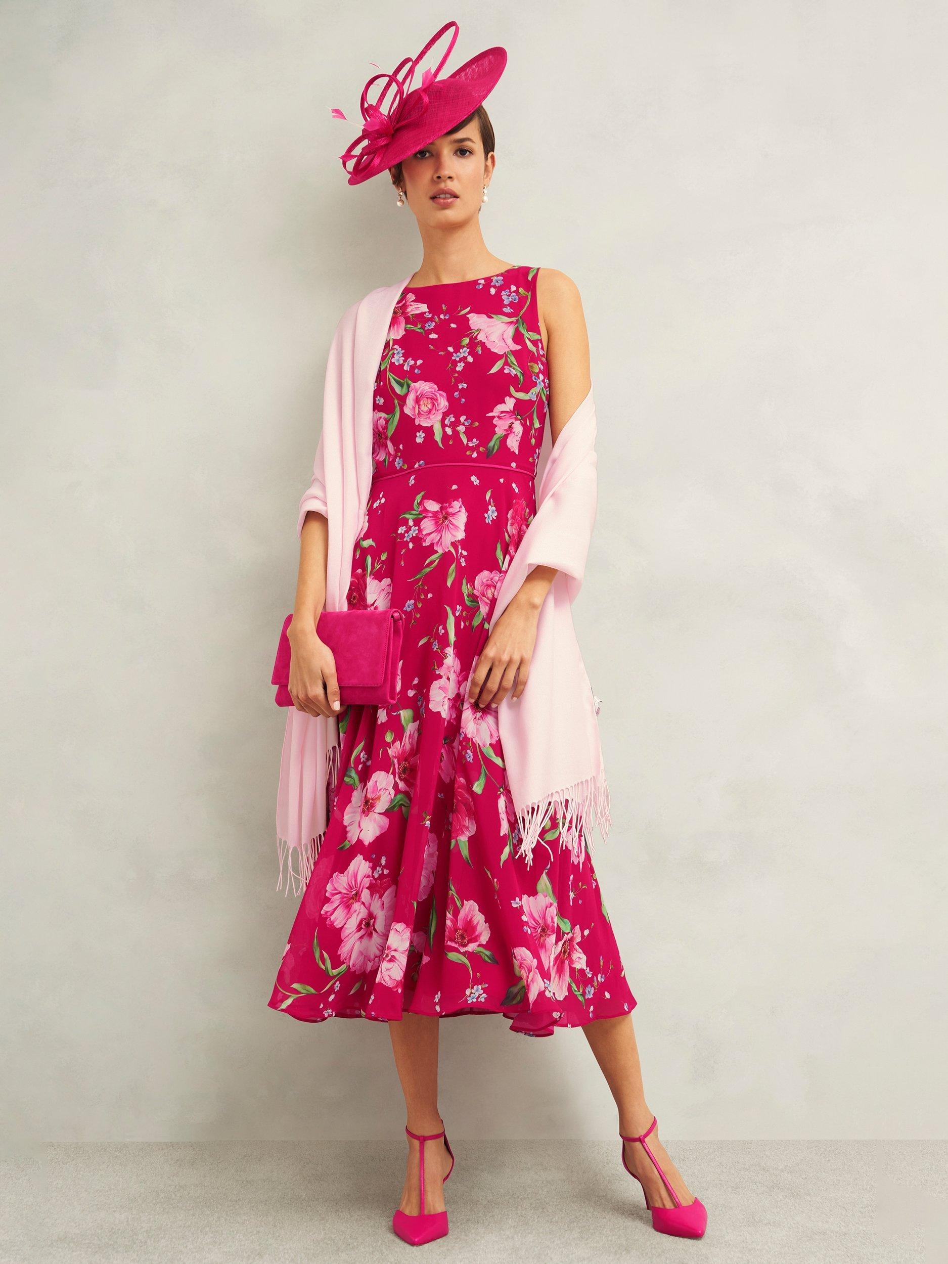 Product image 2 of 4, which shows Hobbs Matilda Scarf, Pale Pink