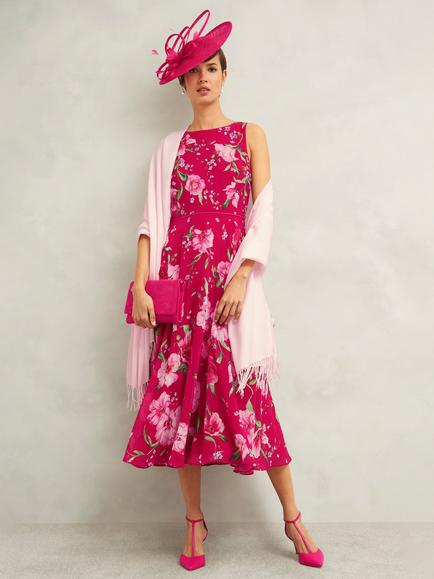 Hobbs Matilda Tassel Scarf - view 2, Pale Pink