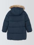 John Lewis Kids' Padded Shower Resistant Coat, Navy