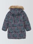 John Lewis Kids' Floral Padded Shower Resistant Coat, Multi