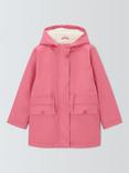 John Lewis Kids' Shower Resistant Rain Mac, Pink