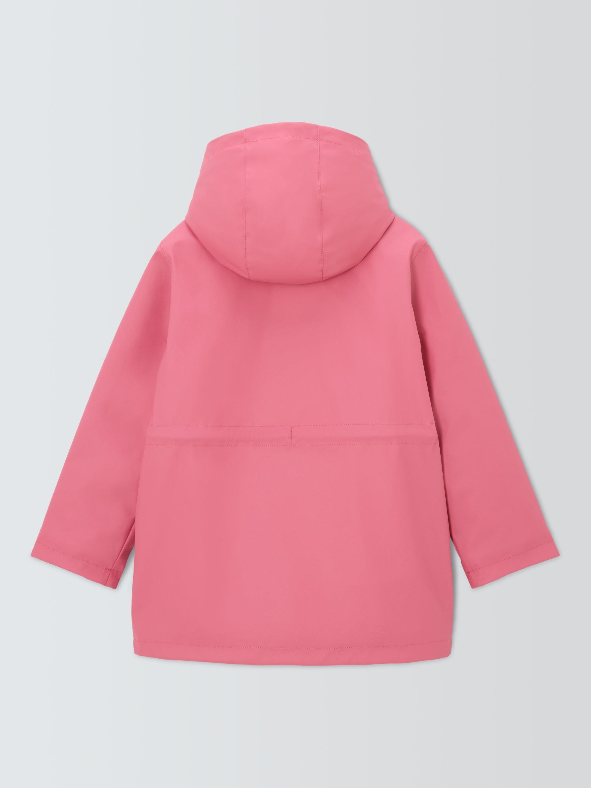 Product image 6 of 7, which shows John Lewis Kids' Shower Resistant Rain Mac, Pink, 3 years