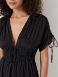 HUSH Grace Beach Dress, Black