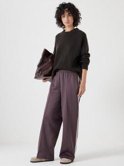 HUSH Harrison Side Stripe Joggers - view 2, Raisin Brown